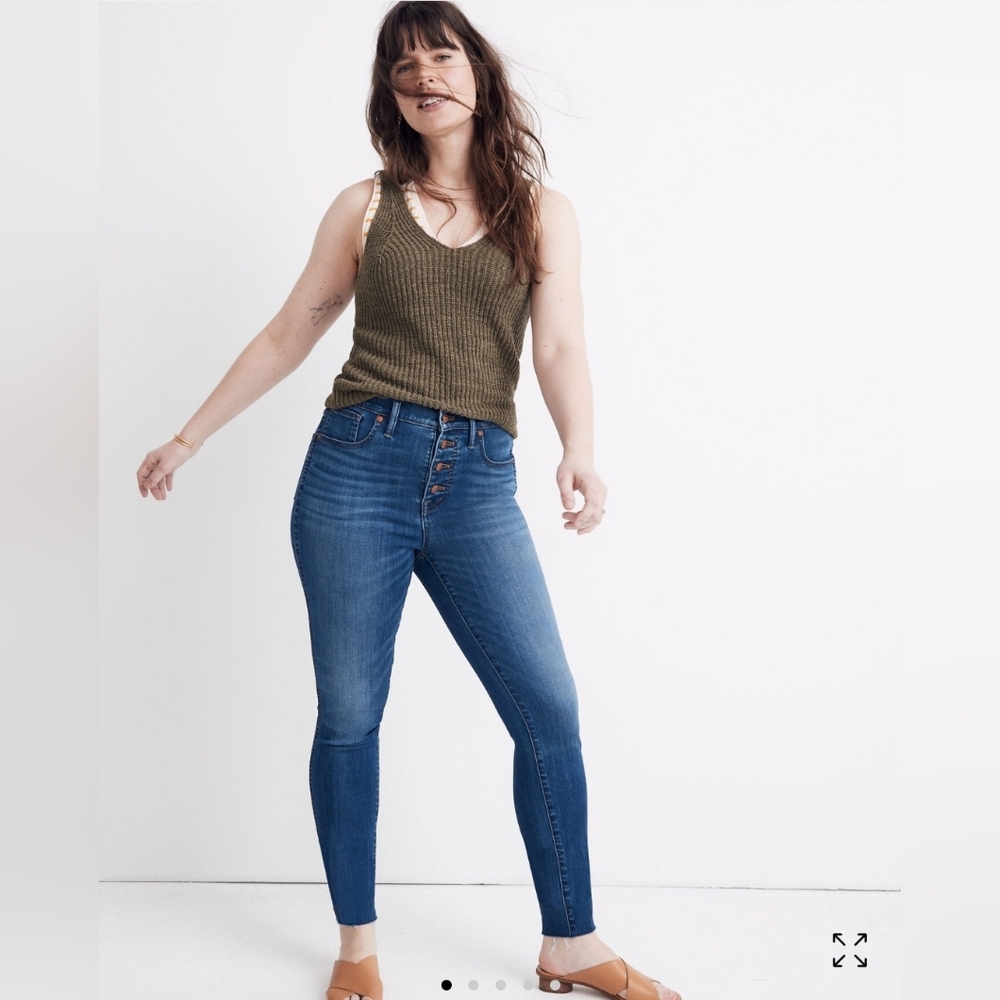 MADEWELL | 10" High-Rise Skinny Jeans